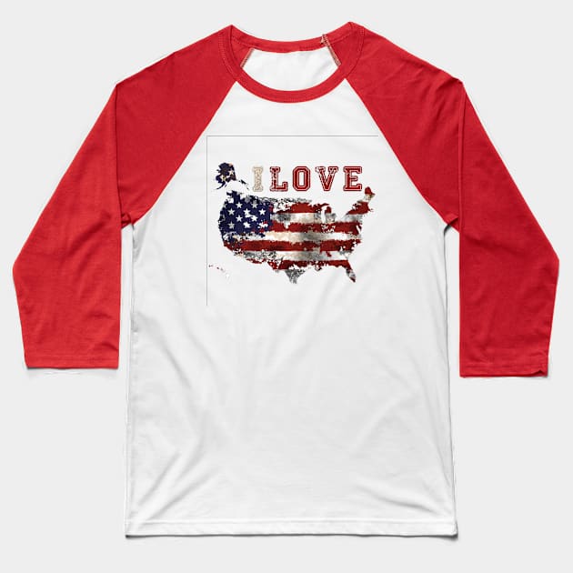 I love the USA Baseball T-Shirt by leodesigns